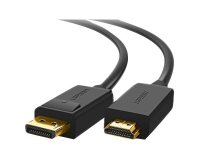 DLH DY-TU3569B câble vidéo et adaptateur 2 m DisplayPort HDMI Noir