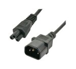 MCL C14/C5 power cord - 1m Noir Coupleur C14 Coupleur C5