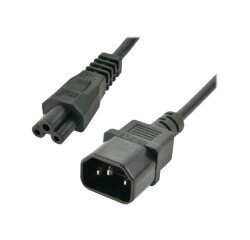 MCL C14/C5 power cord - 1m Noir Coupleur C14 Coupleur C5