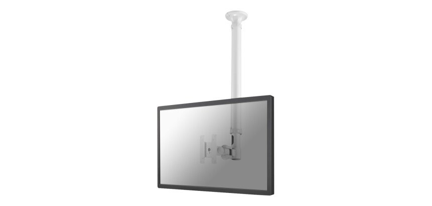 Neomounts FPMA-C100WHITE Support de plafond pour écran de 10-30" - h79-129 cm