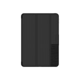 OtterBox Coque Symmetry Folio pour iPad 7th/8th/9th gen, Antichoc, anti-chute, étui folio de protection fin, testé selon les normes militaires, Noir, livré sans emballage