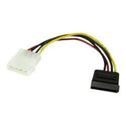 StarTech.com Câble Adaptateur d'Alimentation Molex vers SATA - LP4 Mâle vers SATA Power Femelle - 15 cm