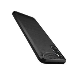 DLH Coque silicone noire pour Samsung Galaxy A41 (SM-A415)