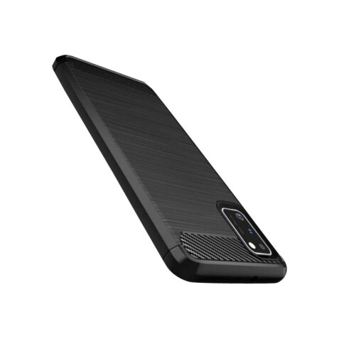DLH COQUE SILICONE NOIRE POUR SAMSUNG GALAXY A41 (SM-A415)