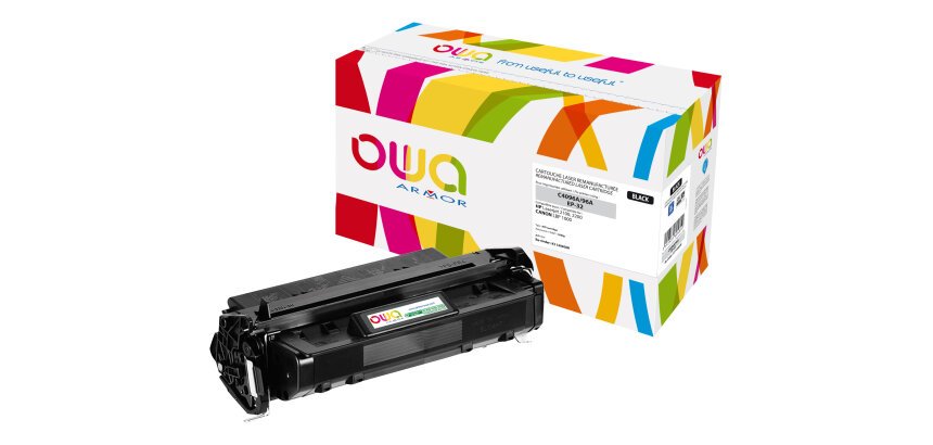 Toner remanufacturé OWA - standard - Noir - pour HP 96A, CANON EP-32