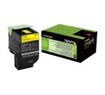 Lexmark 702HY Cartouche de toner 1 pièce(s) Original Jaune