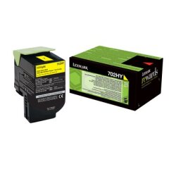 Lexmark 702HY Cartouche de toner 1 pièce(s) Original Jaune