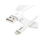 StarTech.com Câble Apple Lightning vers USB pour iPhone, iPod, iPad - 2 m Blanc
