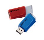 Verbatim Clés USB Store 'n' Click 2 x 32 Go Rouge / Bleu