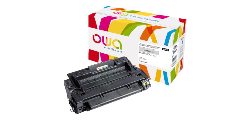Toner remanufacturé OWA - standard - Noir - pour HP Q7551A