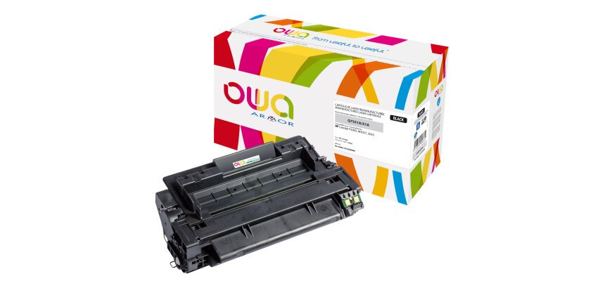 Toner remanufacturé OWA - standard - Noir - pour HP Q7551A