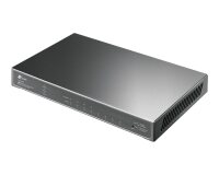 TP-Link Omada TL-SG2008P Géré L2/L2+ Gigabit Ethernet (10/100/1000) Connexion Ethernet, supportant l'alimentation via ce port (PoE) Noir