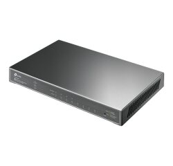 TP-Link Omada TL-SG2008P Géré L2/L2+ Gigabit Ethernet (10/100/1000) Connexion Ethernet, supportant l'alimentation via ce port (PoE) Noir