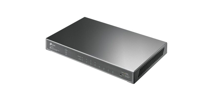 TP-Link Omada TL-SG2008P Géré L2/L2+ Gigabit Ethernet (10/100/1000) Connexion Ethernet, supportant l'alimentation via ce port (PoE) Noir