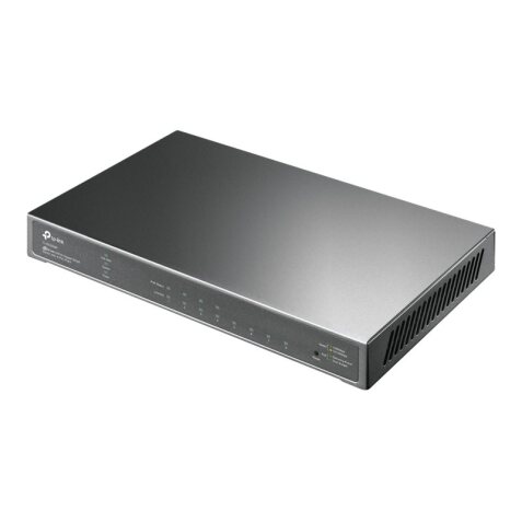 TP-Link Omada TL-SG2008P Géré L2/L2+ Gigabit Ethernet (10/100/1000) Connexion Ethernet, supportant l'alimentation via ce port (PoE) Noir