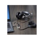 StarTech.com Adaptateur pour casque avec prises pour écouteur et microphone séparées - Mini-Jack 3,5mm 1x (M) 2x (F) - Noir