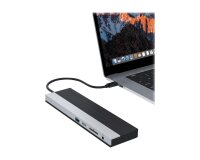 DLH Station d'accueil USB-C 4K triple affichage (DP / HDMI / VGA)