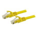 StarTech.com Cordon de raccordement UTP CAT6 (7,5 m) sans crochet - Câble patch RJ45 - Jaune