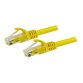 StarTech.com Cordon de raccordement UTP CAT6 (7,5 m) sans crochet - Câble patch RJ45 - Jaune