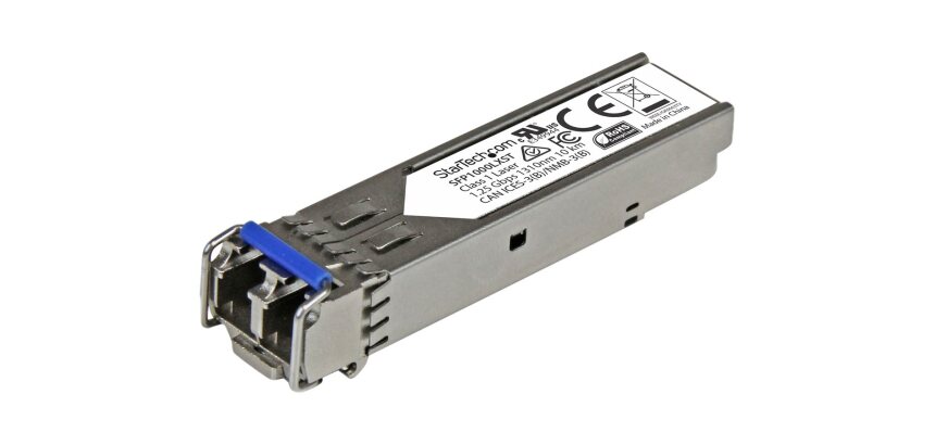 StarTech.com Module de transceiver SFP 1000BASE-LX à fibre optique Gigabit - Conforme aux normes MSA - Monomode LC - 10 km