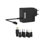 Port Designs 900090B-EU chargeur d'appareils mobiles Netbook, Ordinateur portable, Universel Noir Secteur Intérieure