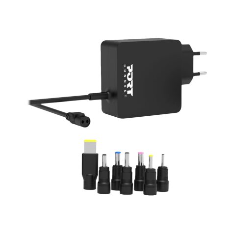 Port Designs 900090B-EU chargeur d'appareils mobiles Netbook, Ordinateur portable, Universel Noir Secteur Intérieure