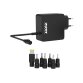 Port Designs 900090B-EU chargeur d'appareils mobiles Netbook, Ordinateur portable, Universel Noir Secteur Intérieure