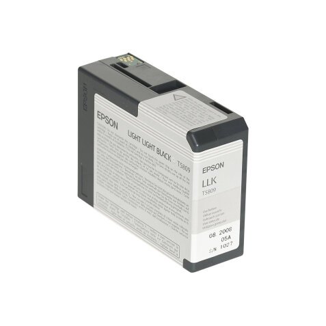 Epson T5809 - light light black - original - ink cartridge