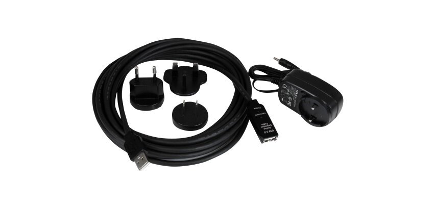StarTech.com Câble d'extension USB 2.0 actif de 5m - Prolongateur / répéteur / rallonge USB - Mâle / Femelle