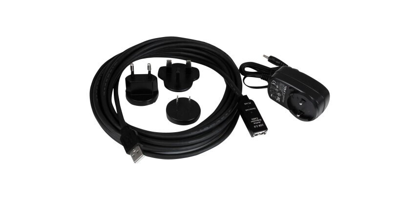 StarTech.com Câble d'extension USB 2.0 actif de 5m - Prolongateur / répéteur / rallonge USB - Mâle / Femelle
