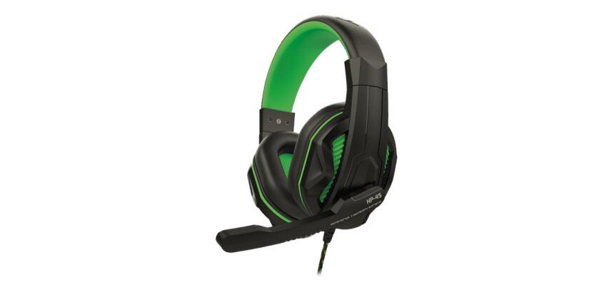 Steelplay Casque Filaire Stereo - HP45 - Noir/Vert (Xbsx)
