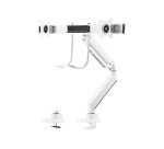 Neomounts NM-D775DXWHITE Support d'écran à fixer 10-32" - ressort à gaz - Topfix - arrêt 180°