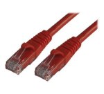MCL RJ45 CAT6 A U/UTP 5m câble de réseau Rouge Cat6a U/UTP (UTP)