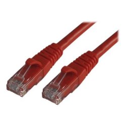 MCL RJ45 CAT6 A U/UTP 5m câble de réseau Rouge Cat6a U/UTP (UTP)