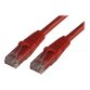 MCL RJ45 CAT6 A U/UTP 5m câble de réseau Rouge Cat6a U/UTP (UTP)