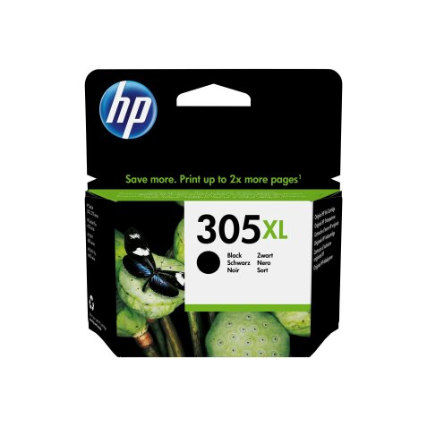 HP 305XL - hoog rendement - gepigmenteerd zwart - origineel - inktcartridge