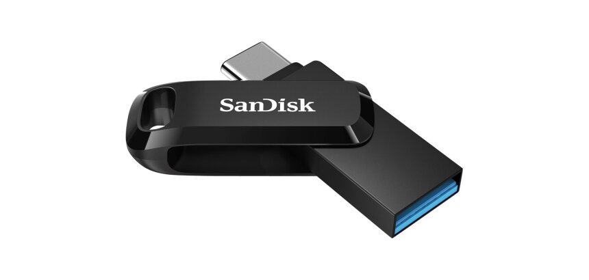 SanDisk Ultra Dual Drive Go lecteur USB flash 64 Go USB Type-A / USB Type-C 3.2 Gen 1 (3.1 Gen 1) Noir