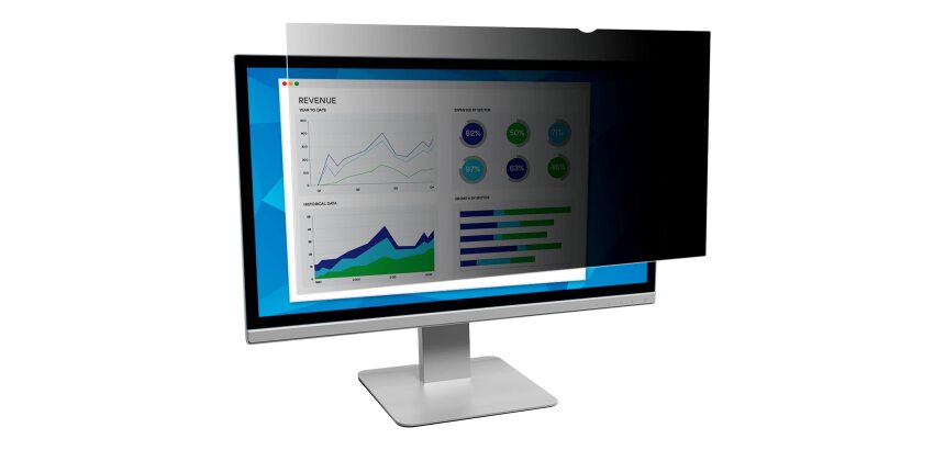 3M Filtre de confidentialité pour moniteur 24 po (609 mm), 16:9, PF240W9B