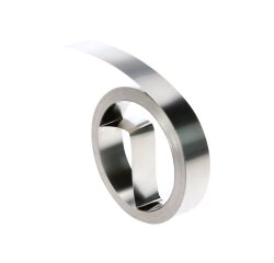 DYMO Ruban en acier inoxydable, 12 mm x 6,4 m