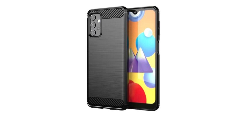 DLH COQUE SILICONE NOIRE POUR SAMSUNG GALAXY A32 5G (SM-A326)