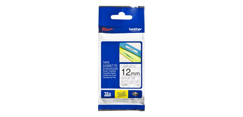 TZe-Tape TZe-M31 cassette à ruban, Largeur: 12 mm,