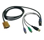 Tripp Lite P778-010 câble kvm Noir 3,05 m