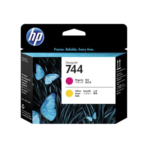 HP 744 - yellow, magenta - printhead