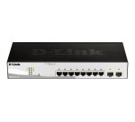 D-Link DGS-1210-10 Géré L2 Gigabit Ethernet (10/100/1000) 1U Noir, Gris