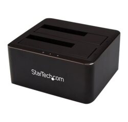StarTech.com Station d'accueil USB 3.0 pour 2 disques durs SATA 2,5"/3,5" - Dock HDD/SSD à deux baies