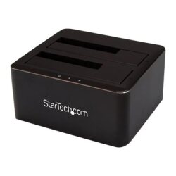 StarTech.com Station d'accueil USB 3.0 pour 2 disques durs SATA 2,5"/3,5" - Dock HDD/SSD à deux baies