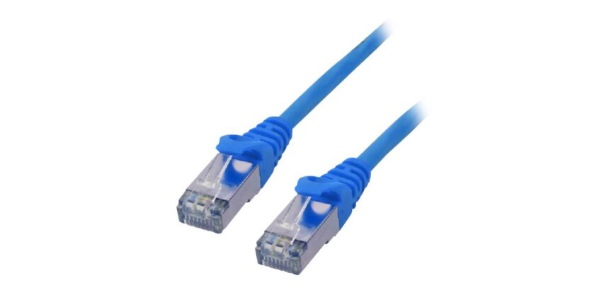 MCL 0.3m Cat6 F/UTP câble de réseau Bleu 0,3 m F/UTP (FTP)