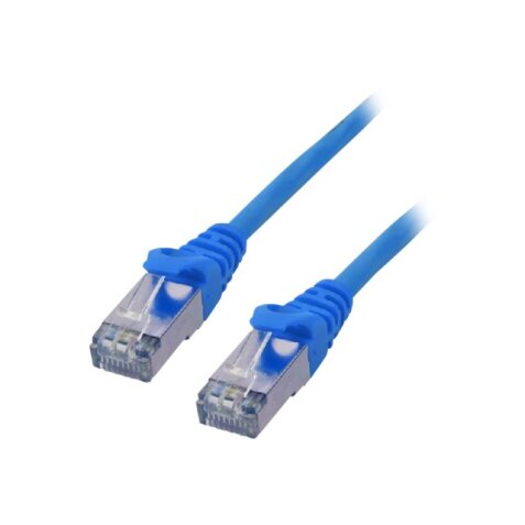 MCL 0.3m Cat6 F/UTP câble de réseau Bleu 0,3 m F/UTP (FTP)