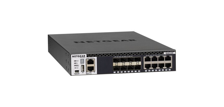 NETGEAR M4300-8X8F Géré L3 10G Ethernet (100/1000/10000) 1U Noir
