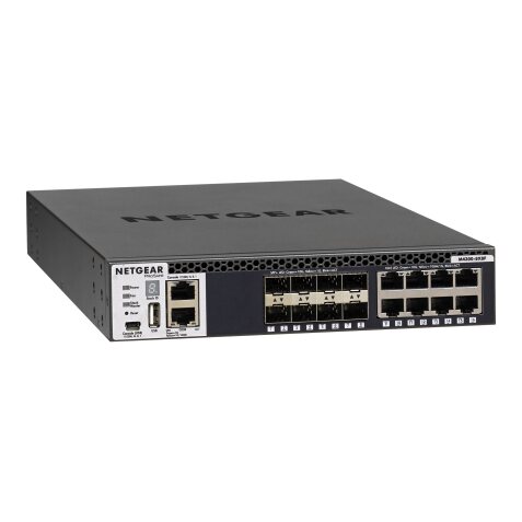 NETGEAR M4300-8X8F Géré L3 10G Ethernet (100/1000/10000) 1U Noir